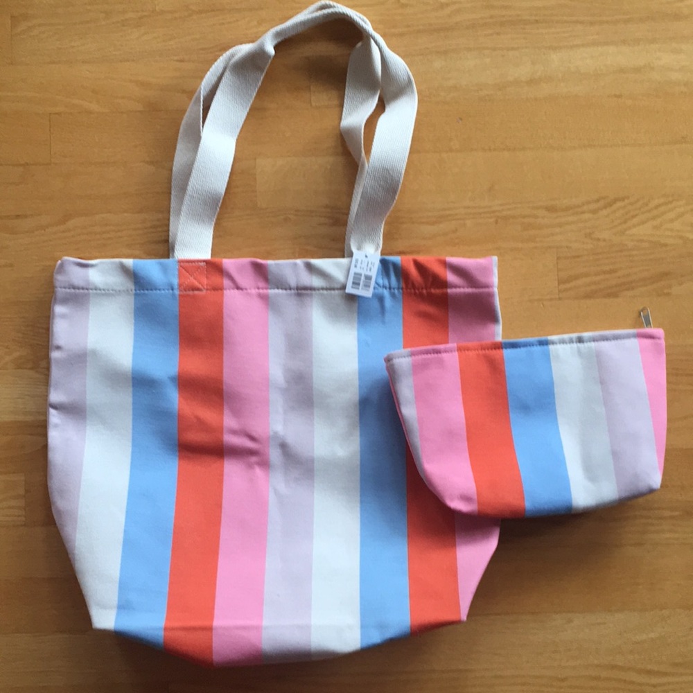 NWT | Addition Elle Canvas Tote bag & Case